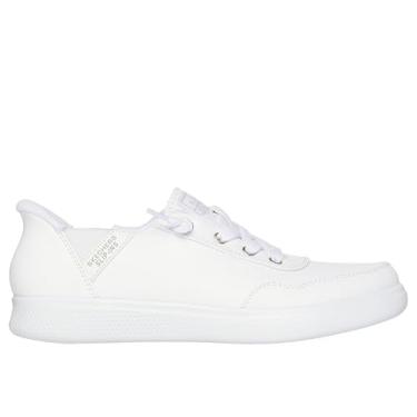 Imagem de Skechers Mocassim feminino sem cadarço fofo - B Cute Classic, Branco, 5.5 Wide