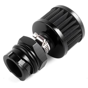 Imagem de CNRAQR Tampa de óleo da tampa da válvula LS com filtro de ar de respiração/ventilação compatível com LX LSX LS1 LS2 LS3 LS6 LS7