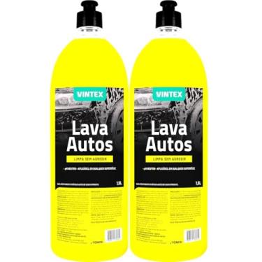 Imagem de Kit 2 Shampoo Automotivo Lava Autos 1,5l Vintex