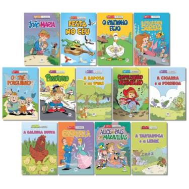 Imagem de Coleção Gibi é Diversão - 13 Livros - Contos Divertidos - Ilustrados -