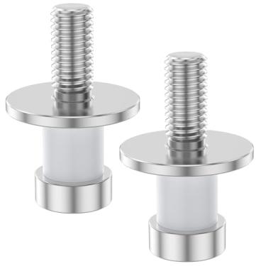 Imagem de 2 peças de trava de porta, ferragens de reparo de trava de metal, parafusos de trava de porta de carro compatíveis com R1500-R3500, parafusos de trava de portas para portas de caminhões 1971-1991