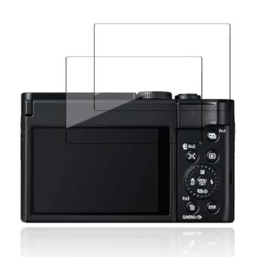 Imagem de NOUKAJU Protetor de tela para Panasonic Lumix ZS99, vidro temperado HD, dureza 9h, arranhões, anti-impressão digital, protetor de filme de vidro temperado para câmera Panasonic Lumix ZS99 [pacote com