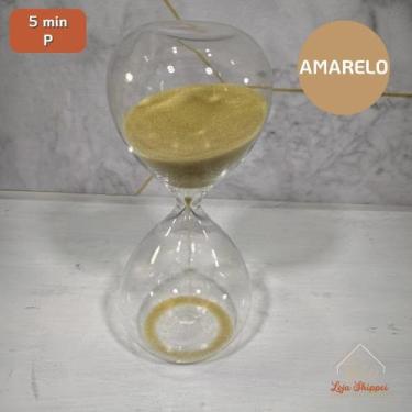 Imagem de Ampulheta De Vidro 5 15 30 Minutos Minutos Areia Glitter Decorativa Es