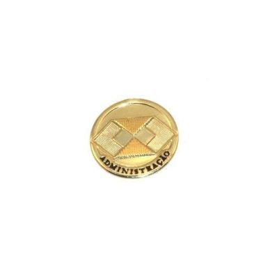 Imagem de Pin Broche Administração Administrador Folheado Ouro - Milena Joias
