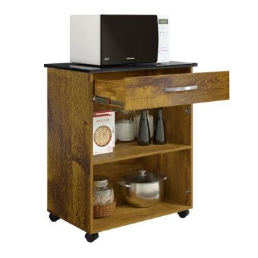 Imagem de Balcão de Cozinha 2 Portas 1 Gaveta Girassol Rovere