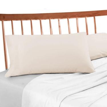 Imagem de Fronha Avulsa 200 Fios Lisa - Premium Bege