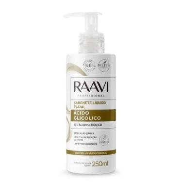 Imagem de Sabonete Facial Ácido Glicólico 10% Raavi 250ml - Limpeza e Renovação 