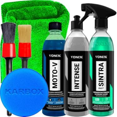 Imagem de Kit Sintra Fast 500ml Vonixx Intense 500ml Vonixx Moto-V 500ml Vonixx e Acessórios Karbox