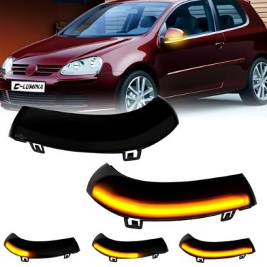 Imagem de D-Lumina Luzes de seta sequenciais LED de seta para VW Golf 5 EOS GTI Jetta MK5 Passat B5.5 B6 R36 Sharan Skoda Superb B5, indicador dinâmico, luz pisca-pisca, pacote com 2