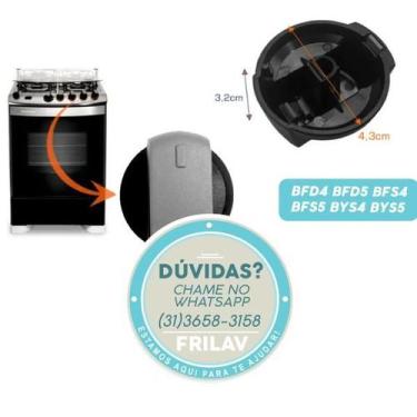 Imagem de Manípulo Original Brastemp W10686098 para Cooktops e Fogões BFD4, BFS5