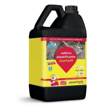 Imagem de Aditivo Plastificante Quartzolit Galão 3,6 Litros - Aumenta Coesão E C