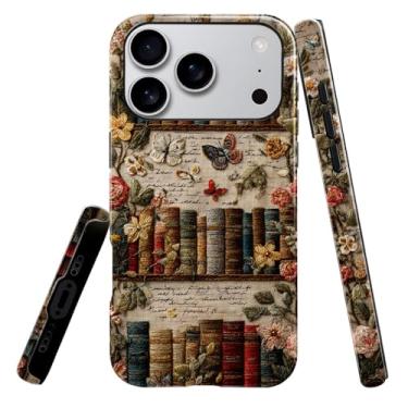 Imagem de heindiy Compatível com iPhone 17 Pro, capa brilhante, proteção total, à prova de choque, anti-arranhões, capa de TPU, capas para homem mulher - estante antiga