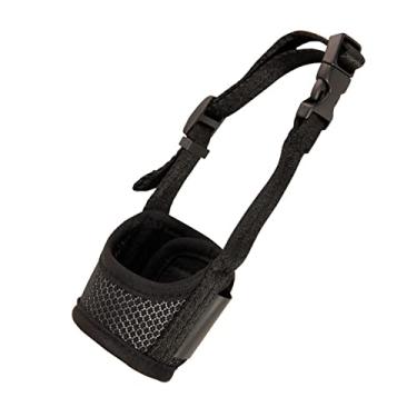 Imagem de Generic Focinho Protetor Bucal para Cachorro, Evita Comer Focinho Confortável Respirável e Ajustável para Uso Diário para Cachorro (Preto)