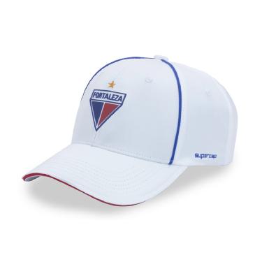 Imagem de Boné Fortaleza Supercap Branco Escudo Silk Aba Curva Oficial Tamanho:Único