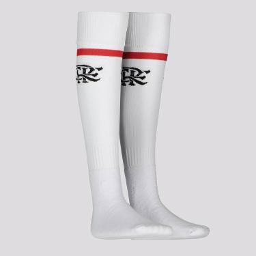 Imagem de Meião Flamengo Juvenil Branco e Vermelho-Masculino