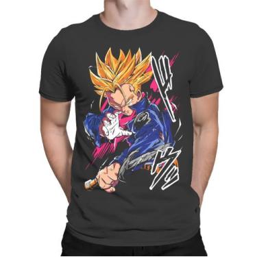 Imagem de Camiseta Unissex  Dragon Ball  Personagem Trunks  Premium - Shimai, 12