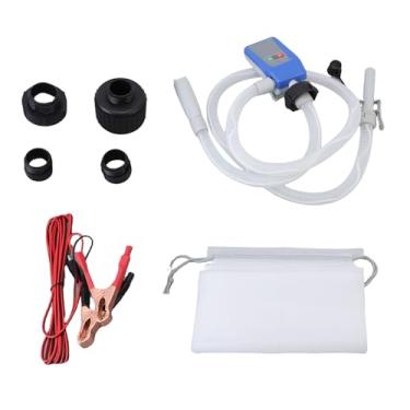 Imagem de Hyuduo Bomba de Transferência de Combustível Com Sensor de Parada Automática, Bomba Líquida Portátil Alimentada por Bateria de 3,2 GPM para Querosene a Gás, Inclui 4 Adaptadores de Mangueira de 51