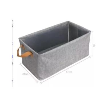 Imagem de Caixa Organizadora Dobrável de Gaveta com Tampa – Organizador de Roupas Íntimas em Malha de Nylon para Guarda-Roupa(3,sem tampa)