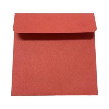 Imagem de Envelopes Pequenos Coloridos 20 Peças 10x10cm Quadrados DIY Envelope D