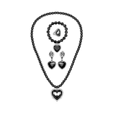 Imagem de Conjunto De Joias De Princesa Para Meninas Elsa Sofia Belle Colar Puls