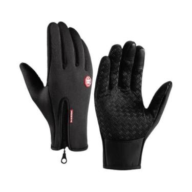 Imagem de Luvas De Ciclismo De Inverno Com Dedos Completos, Tela Sensível Ao Toq