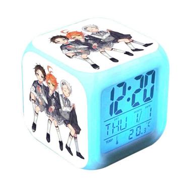 Imagem de Relógio digital LED Promised Neverlands Square com despertador