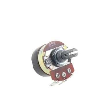 Imagem de SFKGXELS 5 peças WH138-1 B5K B10K B20K B50K B100K B Regulador de velocidade de resistência ajustável com potenciômetro de interruptor WH138 5K 10K 20K 50K 100K (50K Ohm)