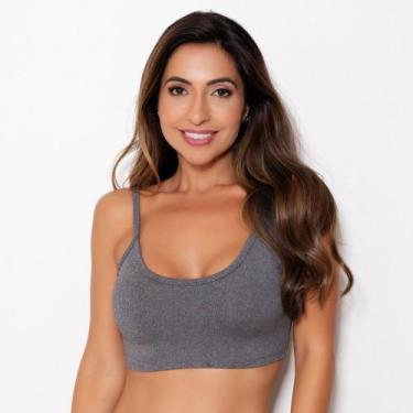 Imagem de Top de Alcinha sem Bojo Cor:MesclaTamanho:P - MTX Moda, Mescla, P