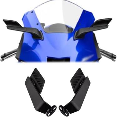 Imagem de Para YZF R9 2025 2026 YZF-R9 2025 yzfr9 r9 2025 2026 2020-2024 2023 2022 2021 Espelhos retrovisores retrovisores tipo lâmina de motocicleta espelhos retrovisores de asa de vento NINJA 500 0