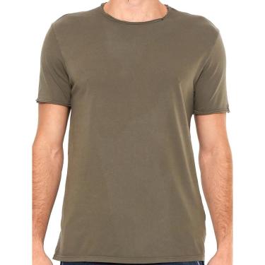 Imagem de Camiseta Replay Masculina Basic Refil Verde Militar-Masculino