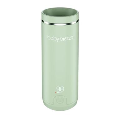 Imagem de Baby Brezza Aquecedor de mamadeira portátil SuperFast – 67% mais rápido – Aquecedor de leite materno e aquecedor de fórmula – seguro, aquecimento uniforme – até 255 g – sem adaptadores, verde