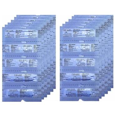 Imagem de 100 tiras de glicose no sangue de precisão