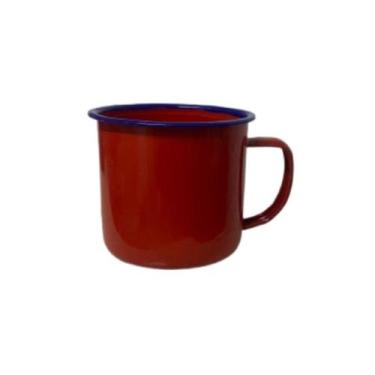 Imagem de Caneca De Metal Esmaltada Agata De 350ml - Clink, Vermelha