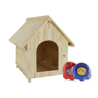 Imagem de Casinha De Cachorro Madeira Pequena
