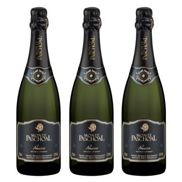 Imagem de Kit 03 Unidades Espumante Monte Paschoal Prosecco 750ml