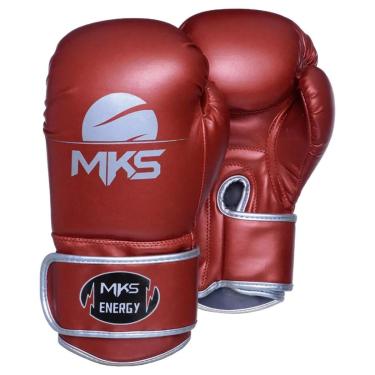 Imagem de Luva de Boxe Muay Thai Kickboxing New Energy Vermelho Mks Combat-Unissex