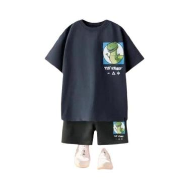 Imagem de Conjunto De Fantasia De Verão Toy Story Para Meninos, Camiseta De Mang