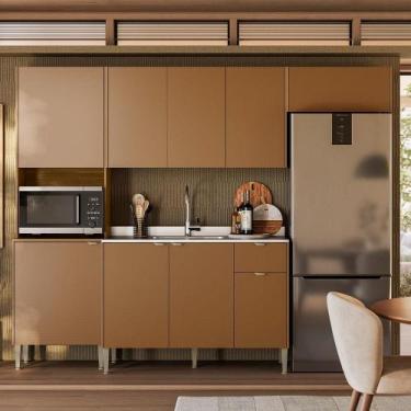 Imagem de Cozinha Completa Soul com Balcão para Pia 9 Portas Nicho p/ Micro-onda