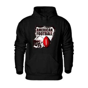 Imagem de Blusa Moletom Canguru Masculina Flanelada Capuz Cordao Ajustavel Estampado Moderno Casaco de Frio-Masculino