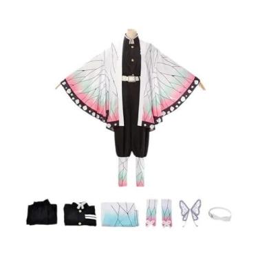 Imagem de Fantasia Infantil Demon Slayer: Traje De Cosplay Tanjiro, Nezuko E Shi