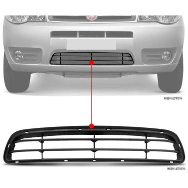 Imagem de Grade Para-choque Central Fiat Palio Way Fire Economy 2003 à 2010