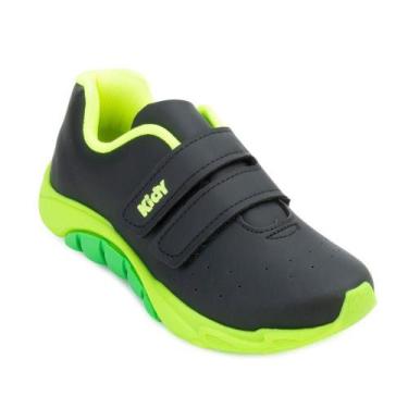 Imagem de Tênis Kidy Infantil KD23-16802286, 29, Preto, Verde