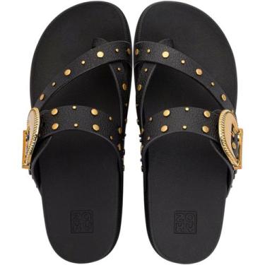 Imagem de Chinelo de dedo Zaxy Mood Feminino, Preto, 37