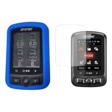 Imagem de Capa Case Atrio Titanium Igpsport Igs618 + Película  - Bk