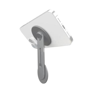 Imagem de Suporte Magnético Ajustável E Fino Para Celulares Em Laptops E Monitor