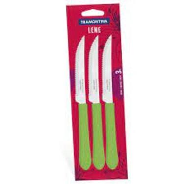 Imagem de Conjunto de facas para churrasco 3 peças Leme Tramontina 23180324 - Tr