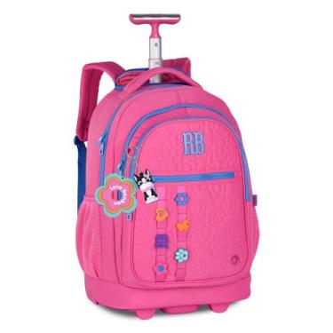 Imagem de Mochila de Carrinho Rebecca Bonbon Flower Power 19" RB26229 - Clio Sty