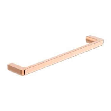 Imagem de Toalheiro de Barra 450 mm Tempo Design Sofisticado Rosa/Rosé Gold - Ro