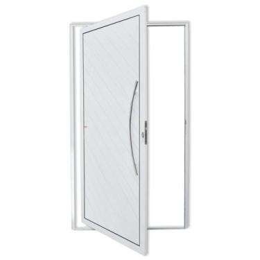 Imagem de Porta de Alumínio Lambri 210x100cm com Puxador Savana Super Brimak Abe