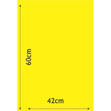 Imagem de Cartaz para Marcacao Liso Amarelo A2 250G 42X60CM - Radex